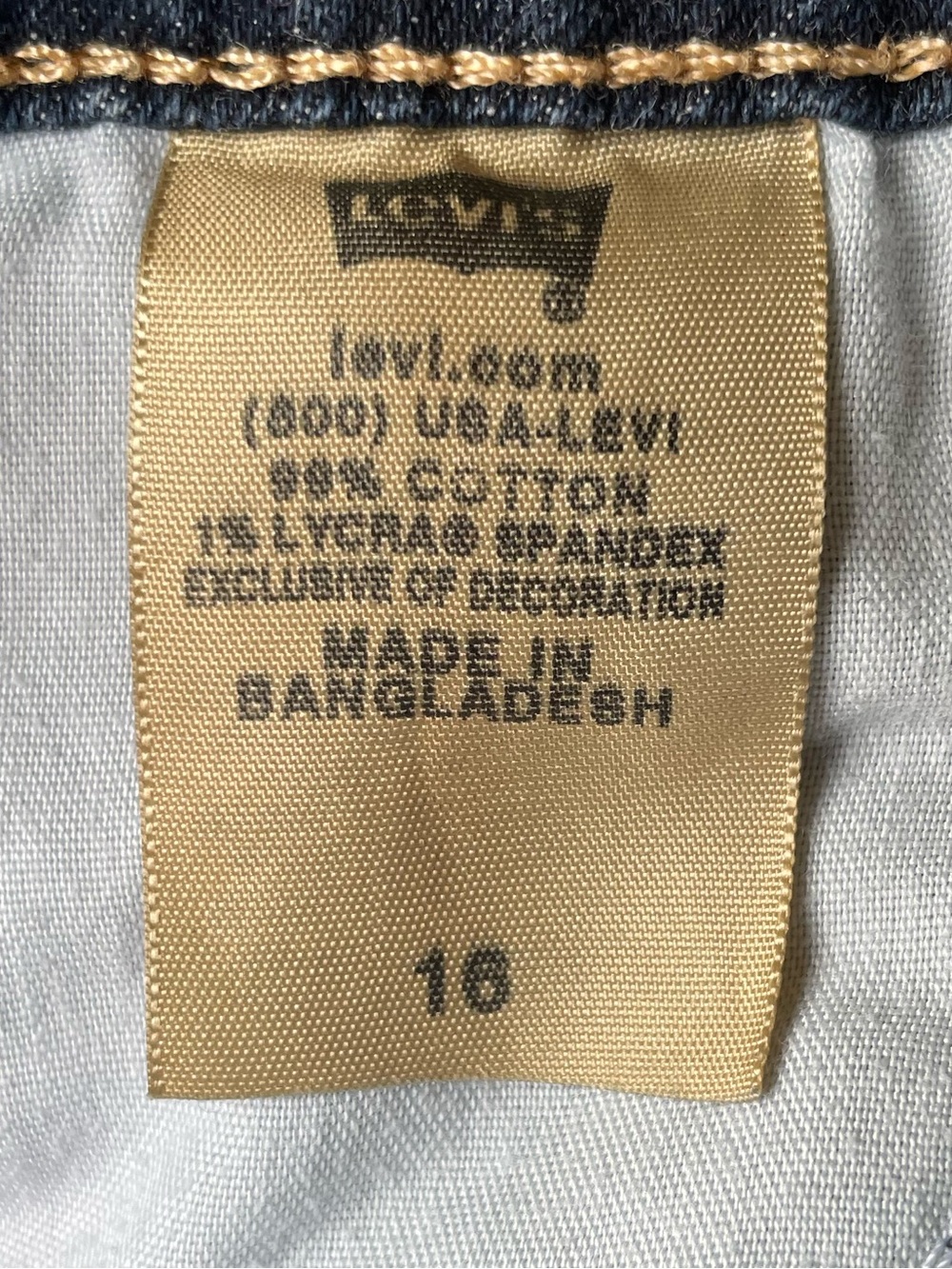 Levi’s 515 Capri Jeans Women’s Size 16 EUC Capris - Picture 5 of 7